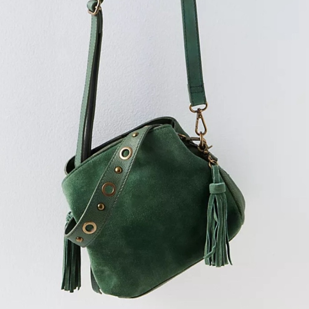 Free People Green Crossbody Bag